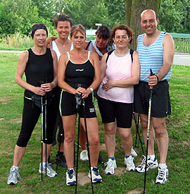 Foto eines meiner Nordic Walking Kurse